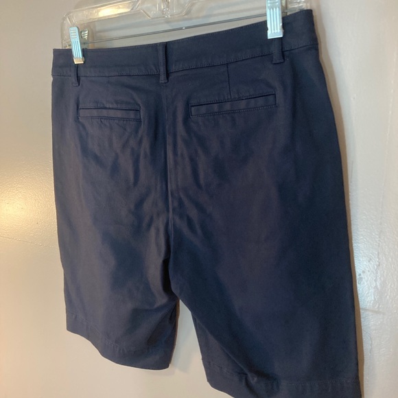 Navy JJilll Bermuda Shorts (8 Petite) - Picture 2 of 11